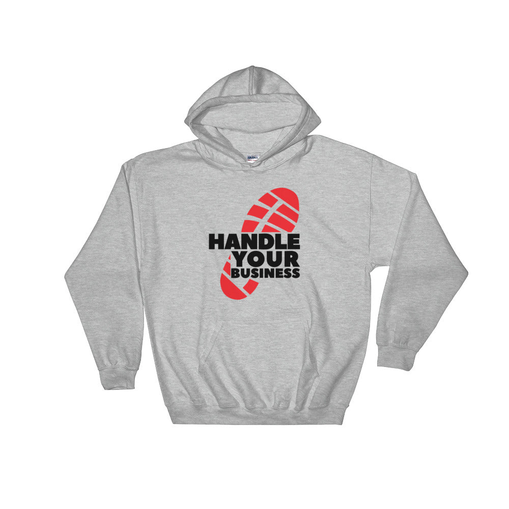Handle Your Business Logo-Hooded Sweatshirt Men’s Apparel- Women’s Apparel