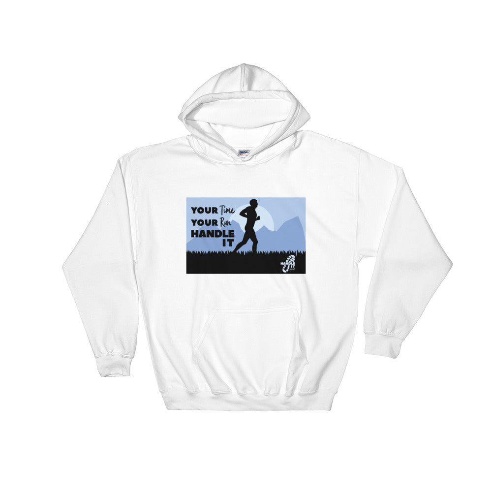 Handle it - Evening Runner Men’s Apparel Hooded Sweatshirt