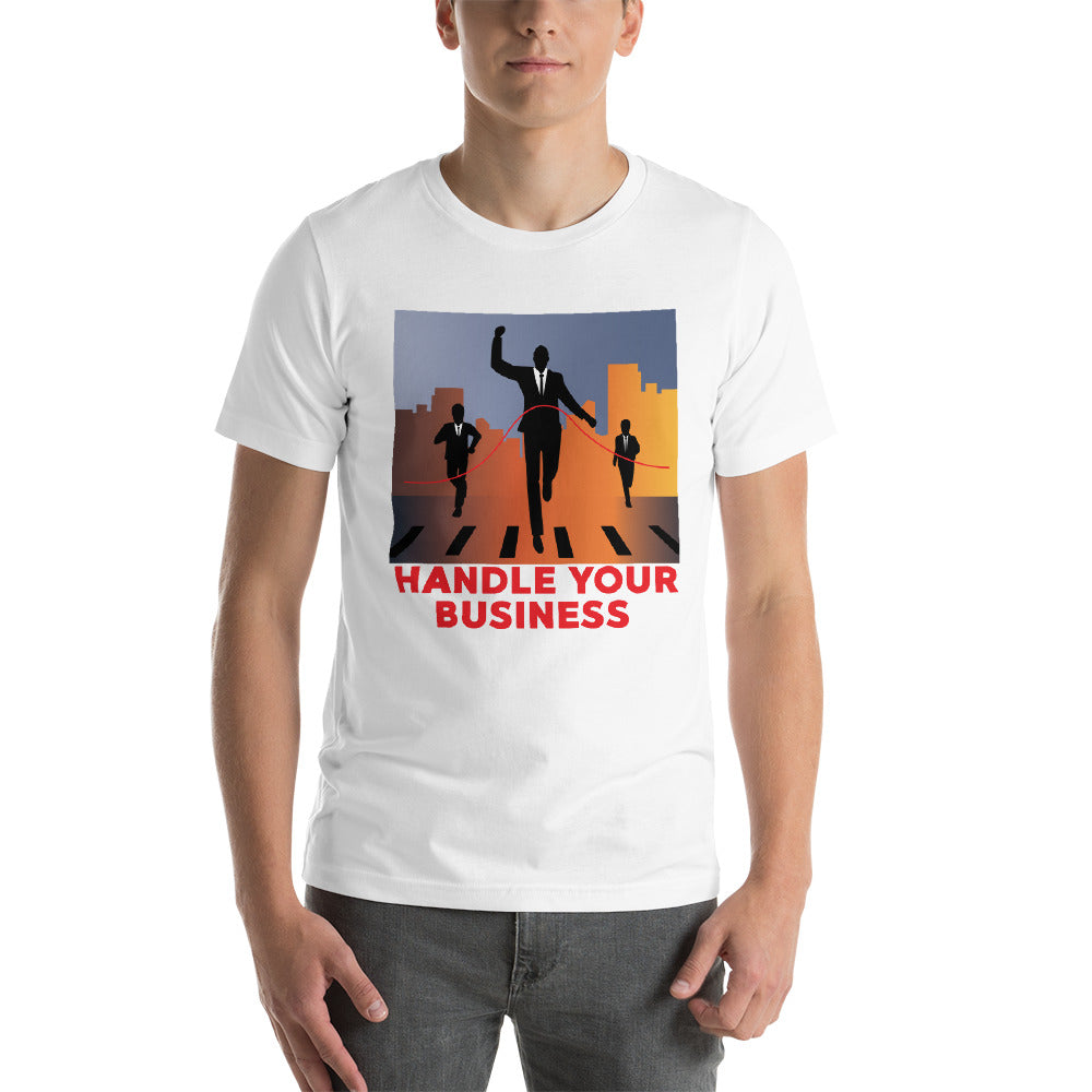 Handle Your Business-Businessman (color) Men’s Apparel Short-Sleeve T-Shirt