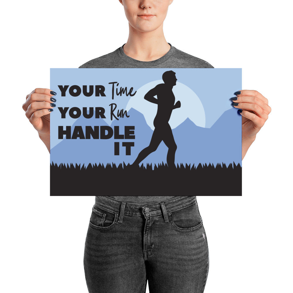 Your Time, Your Run Male Poster