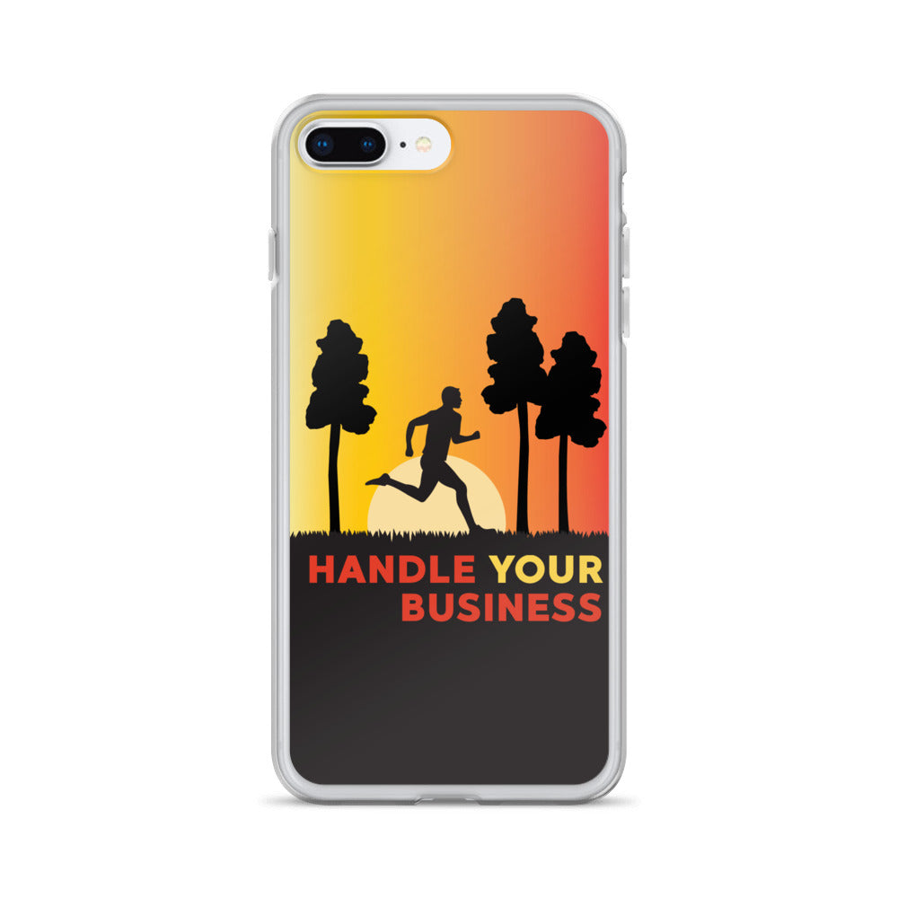 Handle Your Business Man iPhone Case