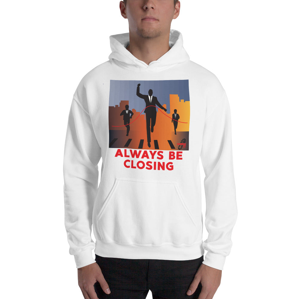 Always Be Closing Men’s Color Hooded Sweatshirt