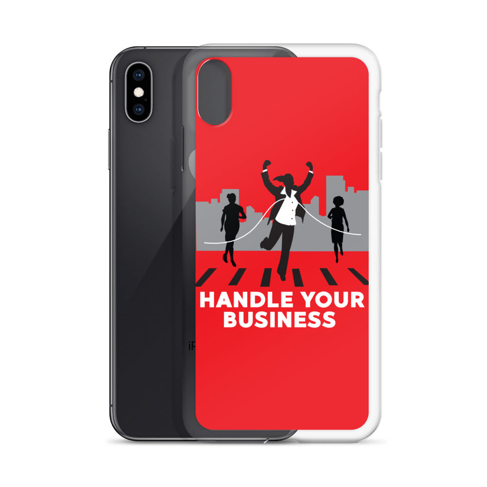 Handle Your Business- Businesswoman Race iPhone Case
